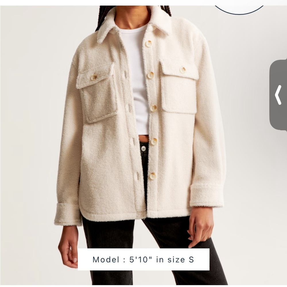 Abercrombie Sherpa Jacket NEW